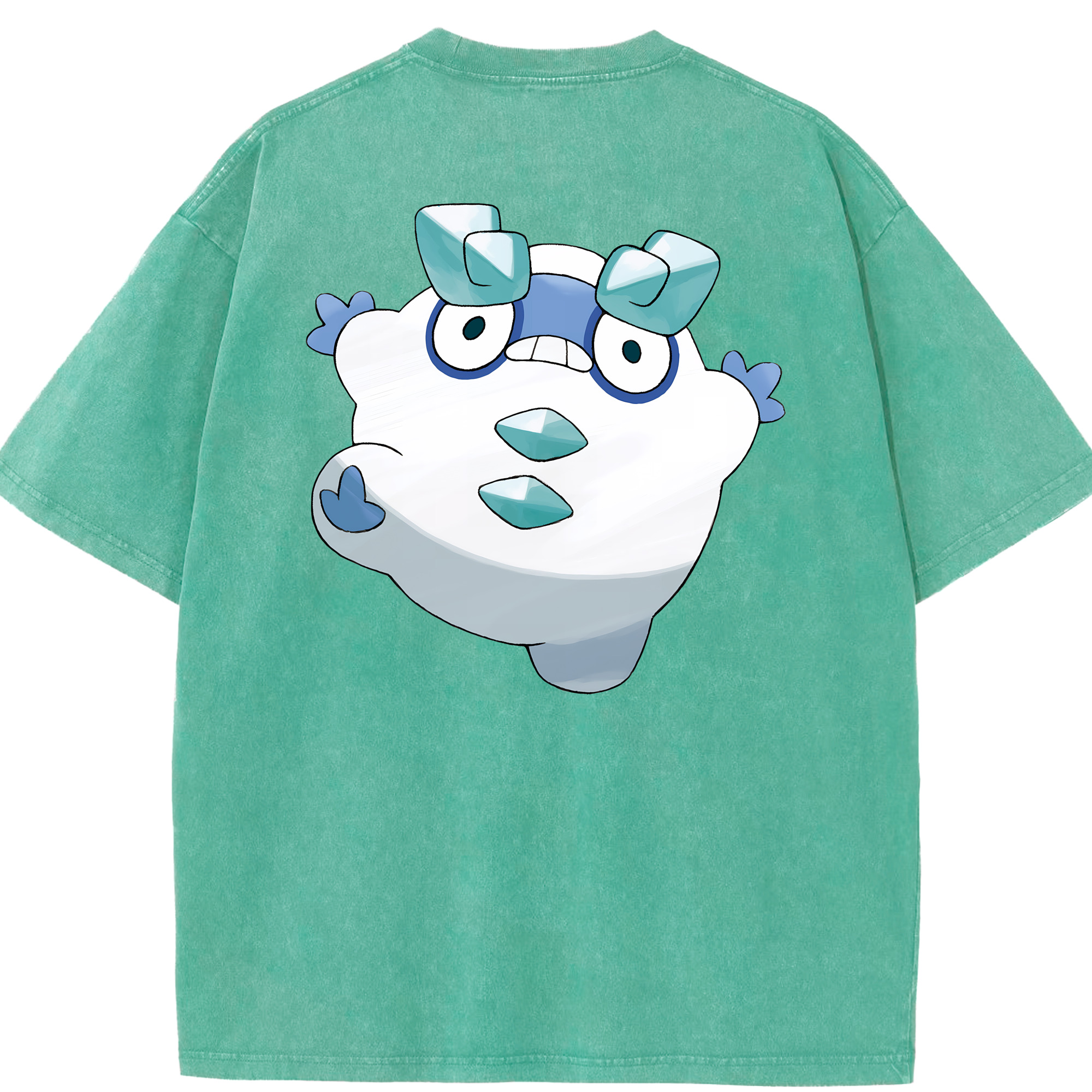 （画像用） ポケットモンスター Pokémon 綿100% ヴィンテージ風 半袖Tシャツ（背面プリント）